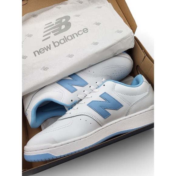 New Balance BB80RTB Men\'s Sneakers White Blue Size 9.5 Basketball Shoes main image 5